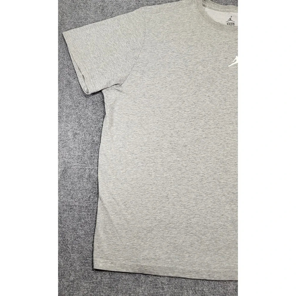 Nike Jordan Jumpman Men's Dri-Fit Gray Graphic Short-Sleeve T-Shirt Size XXXL